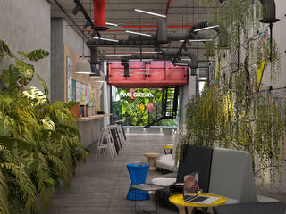 STUDIO PARADIGM Oficinas y tiendas de estilo moderno