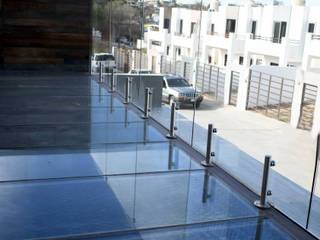 BARANDAL CRISTAL TEMPLADO, ALC INNOVACION Y DISEÑO ALC INNOVACION Y DISEÑO Floors Glass