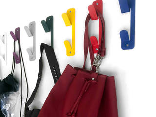 Perchero de Pared FUN, Muett SRL Muett SRL Minimalist house Iron/Steel