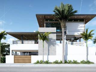 TERRAZA BUNGALÓ PR, CREA arquitectos CREA arquitectos Dom jednorodzinny