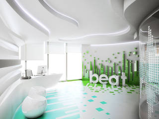 BEAT, INSPIRA ARQUITECTOS INSPIRA ARQUITECTOS Modern Study Room and Home Office