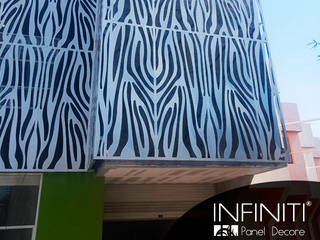 Celosías Metálicas para Fachadas, Infiniti Panel Decore Infiniti Panel Decore Hotels Metal White