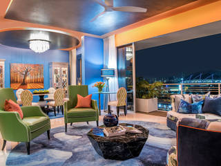 Colour Confident, Design Intervention Design Intervention Modern Living Room Multicolored