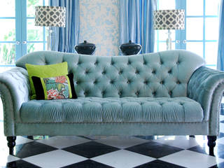Colourful Romantic, Design Intervention Design Intervention Living room Blue