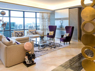 Contemporary Decadence, Design Intervention Design Intervention Living room Beige