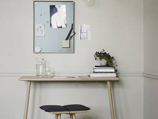 Home Office Lösungen, HolzDesignPur HolzDesignPur Ruang Studi/Kantor Gaya Skandinavia Kayu Wood effect
