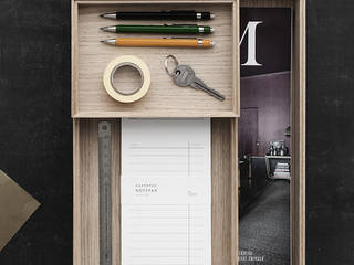 Home Office Lösungen, HolzDesignPur HolzDesignPur Study/office Wood Wood effect