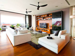 Contemporary Glamour, Design Intervention Design Intervention Living room Multicolored