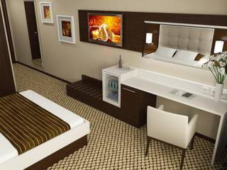 Otel Dekorasyonları, Macitler Mobilya Macitler Mobilya モダンスタイルの寝室