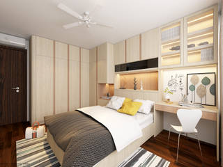 Yishun Ave 6, Swish Design Works Swish Design Works Petites chambres