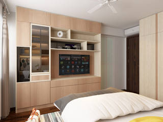 Yishun Ave 6, Swish Design Works Swish Design Works Petites chambres