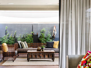 Contemporary Villa, Design Concept creative studio Design Concept creative studio Balcony Property,Furniture,Comfort,Plant,Couch,Interior design,Shade,Building,Lighting,Living room