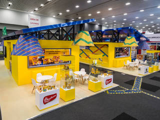 Stands de Exposición de Apex Brasil René Flores Photography Centros de exposiciones de estilo moderno