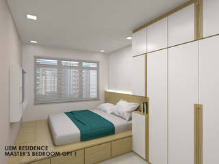 Buangkok Link, Swish Design Works Swish Design Works Petites chambres