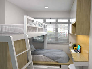 Buangkok Link, Swish Design Works Swish Design Works Small bedroom