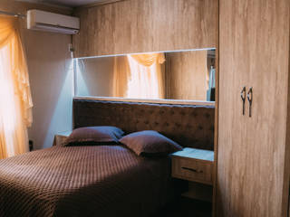 DORMITÓRIO, CAZA & AP CAZA & AP Dormitorios de estilo moderno Tablero DM Acabado en madera