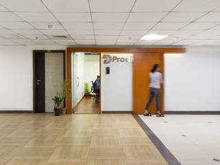 660 sq. ft. office interiors in Baner, M+P Architects Collaborative M+P Architects Collaborative مساحات تجارية