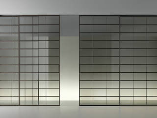 Luxe Japanse schuifdeur op maat Rimadesio Soho, Noctum Noctum Sliding doors Aluminium/Zinc