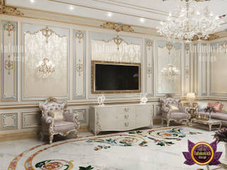 Living Room Interior With A Modern and Classical Theme, Luxury Antonovich Design Luxury Antonovich Design