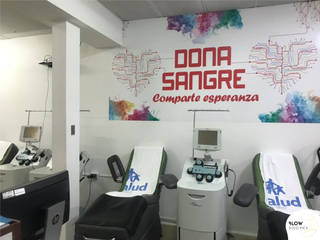 Hospital Rebagliati - Sala de donación de sangre, Blow Deco Pics Blow Deco Pics Paredes y pisos de estilo moderno