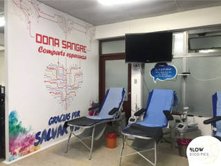 Hospital Rebagliati - Sala de donación de sangre, Blow Deco Pics Blow Deco Pics 牆面