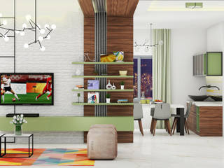 Mr. Gururaj , MK designs MK designs Moderne Wohnzimmer Kupfer/Bronze/Messing Mehrfarbig