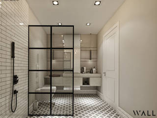 H.B. EVİ BANYO PROJESİ, WALL INTERIOR DESIGN WALL INTERIOR DESIGN شرفة