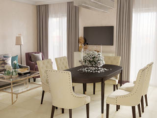 클래식스타일 거실 by Студия дизайна интерьера Натальи Патрушевой 클래식