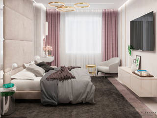 Спальня в современной квартире, Your Comfortable home Your Comfortable home ミニマルスタイルの 寝室