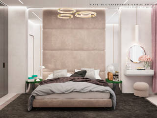 Спальня в современной квартире, Your Comfortable home Your Comfortable home Habitaciones de estilo minimalista