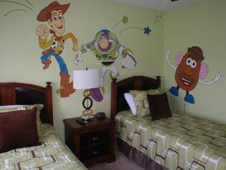 Multiple Kids Rooms Projects , decorMyPlace decorMyPlace Dormitorios modernos Contrachapado