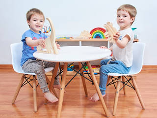 Set mesa y sillas eames, Kids Kids Dormitorios infantiles Escritorios y sillas Plástico Blanco