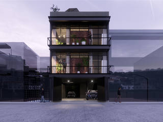 Departamentos Paraguay, AXS Arquitectos AXS Arquitectos Multi-Family house Iron/Steel