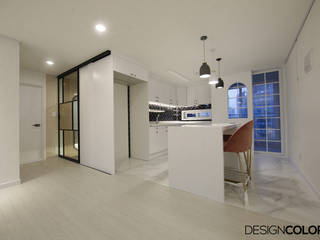 마포구 상암동 상암월드컵파크 3단지 인테리어 32평 아파트 인테리어, DESIGNCOLORS DESIGNCOLORS Cocinas modernas