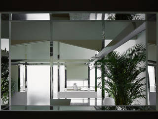 GABLE HOUSE, ARCHISTRY design&research office ARCHISTRY design&research office 모던스타일 복도, 현관 & 계단