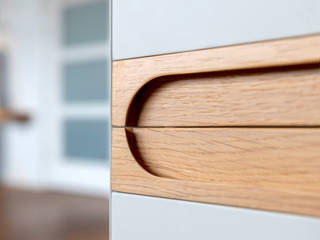 Maatmeubilair Master bedroom, De Nieuwe Context De Nieuwe Context Modern Bedroom Wood Wood effect