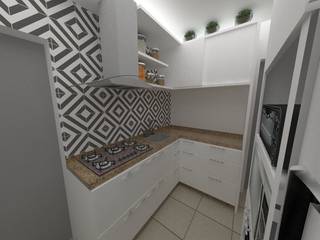 Cozinha pequena !!!, Houser Arquitetura e interiores Houser Arquitetura e interiores Kitchen