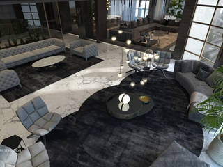 Salon ICONIC DESIGN STUDIO Modern living room