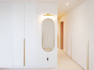 송도 퍼스트월드 골드포인트 모던하우스, 디자인 아버 디자인 아버 Modern style dressing rooms