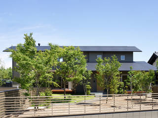 大和町の家, 柳瀬真澄建築設計工房 Masumi Yanase Architect Office 柳瀬真澄建築設計工房 Masumi Yanase Architect Office Casas de madera