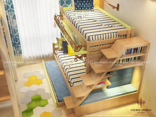 3 BHK Apartment of Mr Abhishek Gupta Kolkata, Cee Bee Design Studio Cee Bee Design Studio Dormitorios de estilo clásico
