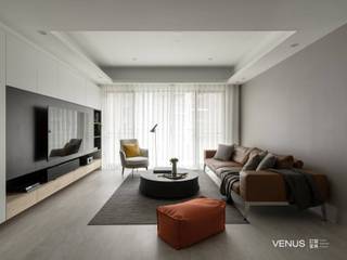 沙發訂製, VENUS訂製家具 VENUS訂製家具 现代客厅設計點子、靈感 & 圖片 皮革 Grey