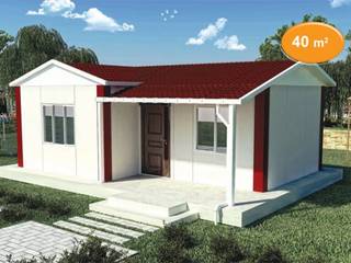 40 m2 Prefabrik Ev, EMİN PREFABRİK DOĞU EMİN PREFABRİK DOĞU บ้านสำเร็จรูป