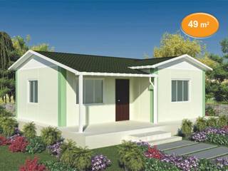 49 m2 Prefabrik Ev, EMİN PREFABRİK DOĞU EMİN PREFABRİK DOĞU บ้านสำเร็จรูป