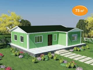 75 m2 Prefabrik Ev, EMİN PREFABRİK DOĞU EMİN PREFABRİK DOĞU บ้านสำเร็จรูป