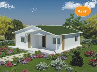 82 m2 Prefabrik Ev, EMİN PREFABRİK DOĞU EMİN PREFABRİK DOĞU บ้านสำเร็จรูป