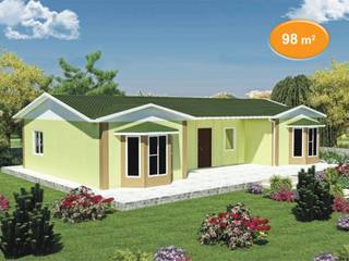 98 m2 Prefabrik Ev, EMİN PREFABRİK DOĞU EMİN PREFABRİK DOĞU บ้านสำเร็จรูป