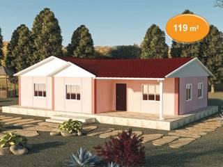 119 m2 Prefabrik Ev, EMİN PREFABRİK DOĞU EMİN PREFABRİK DOĞU บ้านสำเร็จรูป