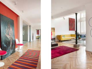 109. PENTHOUSE IN ST JOAN, Abrils Studio Abrils Studio Moderner Flur, Diele & Treppenhaus