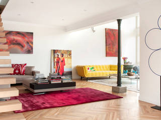 109. PENTHOUSE IN ST JOAN, Abrils Studio Abrils Studio 모던스타일 거실